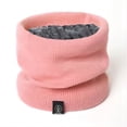 thumbnail image 1 of Bufandas de punto para mujer a la moda, cashmer liso, bufandas de invierno, bufandas unisex gruesas de piel de lana para hombre, 1 of 5