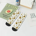 thumbnail image 7 of Pofeuu Honey Print 30cm Socks, Adult Running Hiking Socks for Youth and Adult, 7 of 7