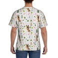 thumbnail image 3 of Bixox Men's German Shepherd Dog Printed Short Sleeve Skinny Athletic T-Shirt, 3 of 6