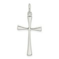 thumbnail image 4 of Sterling Silver Cross Pendant Necklace for Men and Women with Mirror Finish Latin Cross Design Unisex Minimalist Religious Jewelry for Daily Wear Modern Polished Spiritual Style, 4 of 6
