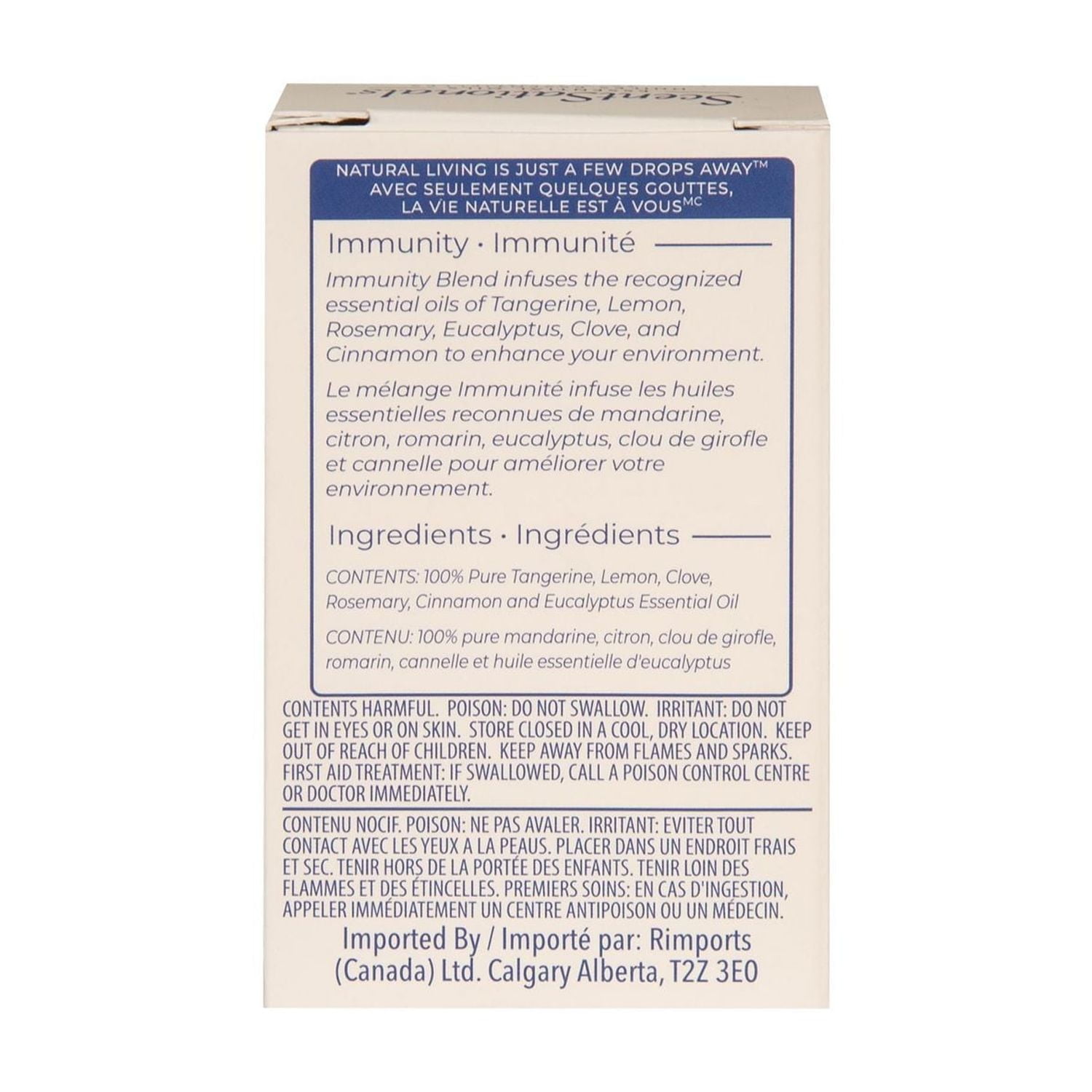 ScentSationals 100% Essential Oil - Immunity, 15 mL (0.5 fl oz)