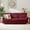 Burgundy, variant on 82" Modern Compressed Snowfleece Fabric 3-Seater Sofa, for Living Room, Bedroom, Office& Entertainment Spaces (Burgundy)