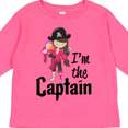 thumbnail image 4 of Inktastic I'm the Captain Pirate Girl Girls Long Sleeve Toddler T-Shirt, 4 of 5