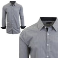 thumbnail image 4 of Men's Long Sleeve Checkered Dress Shirts, 4 of 6