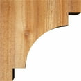 thumbnail image 3 of 6"W x 12"D x 12"H Mediterranean Rough Sawn Corbel, Western Red Cedar, 3 of 9