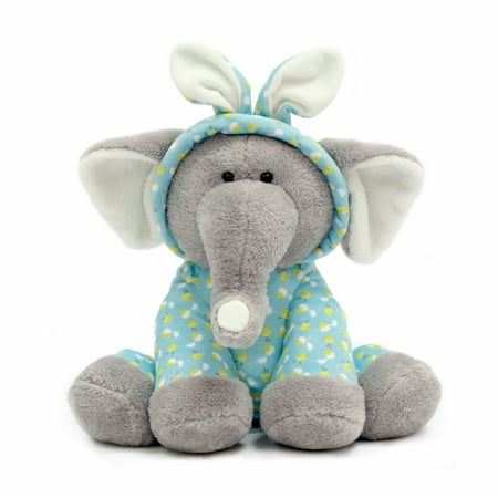 Easter Stuffed 15 Inch Sitting Pals with Bunny Ears Plush Toys - Elephant