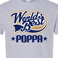 thumbnail image 4 of Inktastic World's Best Poppa Grandfather T-Shirt, 4 of 5