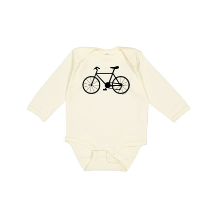 

Inktastic Bicycle Silhouette Boys or Girls Long Sleeve Baby Bodysuit