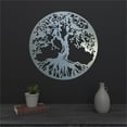 thumbnail image 2 of Natures Tree of Life Stainless Steel Wall Decor in 24" Diameter, 2 of 4