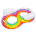 thumbnail image 1 of Colchón Inflable Play Day Doble de Arcoíris Multicolor, 1 of 4