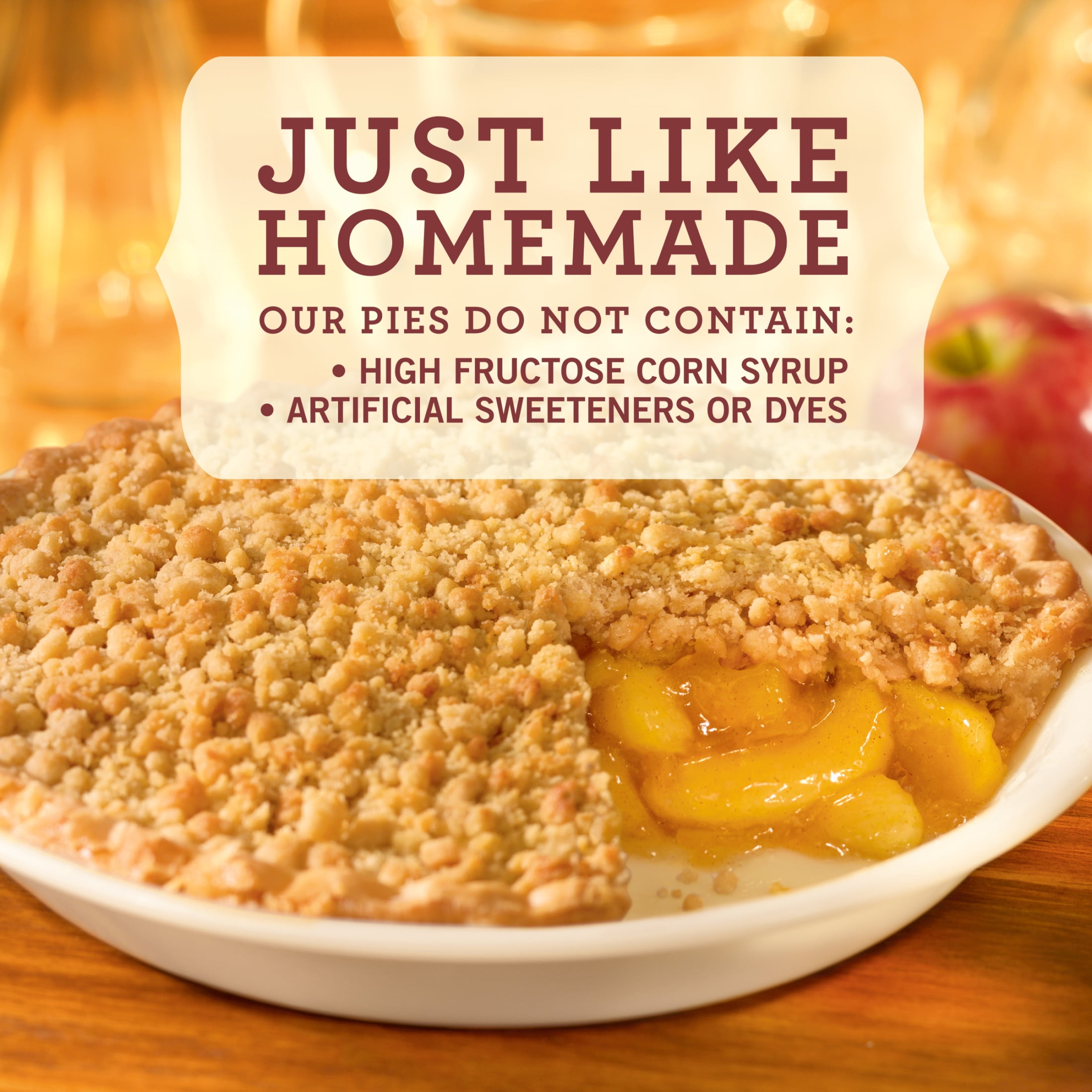 Mrs. Smith's Frozen Original Flaky Crust Dutch Apple Pie, 37.01 oz