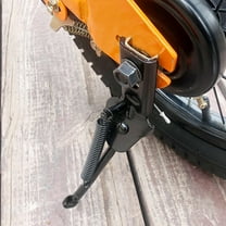 FOLOYORI Rear Side Stand Bike Kickstand Metal Black 18 Inch Single-Sided Support for Mountain Bikes Road Bikes 1Pcs