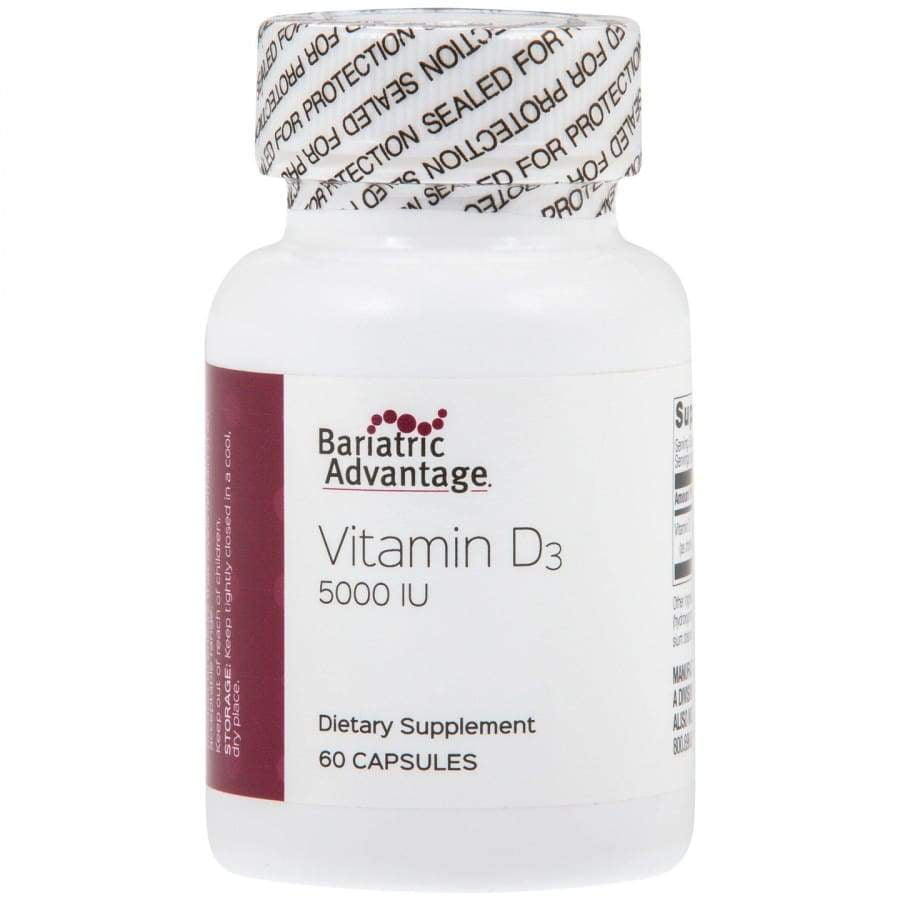 Bariatric Advantage Dry Vitamin D Capsules (5,000 IU)