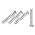 thumbnail image 1 of Uxcell Paquete de 4 Pasadores de Clevis de un Solo Agujero, M8 x 55mm Pasadores de Clevis de Cabeza Plana de Acero Inoxidable 304, 1 of 1