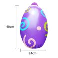thumbnail image 2 of 16 Inch Easter Inflatables Outdoor Decorations Giant Easter Eggs, Bright LED Lights Colorful Easter Blow Up Decor for Yard Indoor Outside Party Home Lawn Garden Porch Holiday, 2 of 2