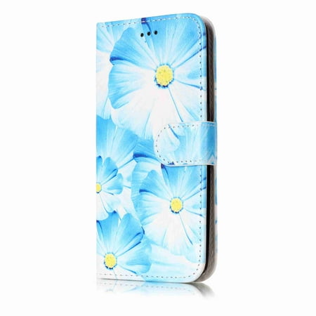 Dteck Case For Samsung Galaxy S5 i9600, [Kickstand Feature] Luxury PU Leather Wallet Case Flip Folio Cover with [Card Slots] and [Note Pockets], Blue (Galaxy S5 Best Features)