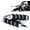 Chrome#3, variant on TONGAO Universal Motorcycle Hand Grips, Black Non-Slip Rubber, Fits Harley, Honda, Yamaha, Suzuki, Kawasaki