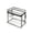 Black-1pc-M, variant on White Clear Thick Plastic Storage Box with Firm Hinged Lid, Heavy Duty Space Saving Sorter for Reading Books Daily Garments Play Balls and Household Sundries