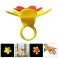 thumbnail image 4 of Comedero de pájaros creativo de mano para exteriores, anillo para colibríes, alimento para pájaros, miel, suministros para mascotas, 4 of 7