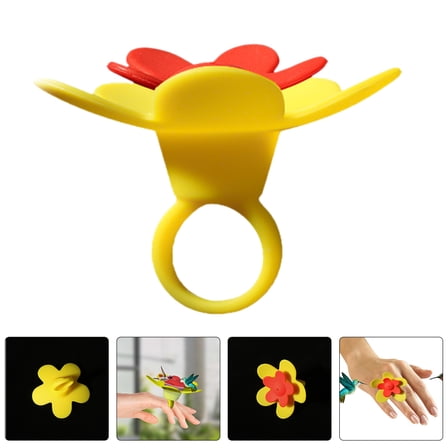 REOFLYUP Attract Hummingbirds Bird Feeders Hanging Silicone 1Set