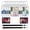 12 PC Cruise Luggage Tag Holder, variant on AGCAN 2 Pack Vertical 2-Card Badge Holder with Thumb Slots, Hard Plastic ID Badge Holder, Transparent PC Case Protector with Retractable Badge Reel Carabiner Clip for ID Card, Credit Cards, Key