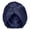 Navy, variant on lnmuld Solid Satin Turban Head Wrap Pre-Tied Stretch Silky Head Scarf for Women Size:One Size