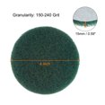 thumbnail image 2 of 8 Packs Drill Power Brush 4 Inch Tile Scrubber Scouring Pads 150-240 Grit for Household Cleaning, 2 of 6