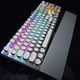 thumbnail image 2 of Teclado mecánico retro Steampunk para juegos, panel de metal, interruptores negros, retroiluminación LED, cable USB, reposamanos, teclas redondas estilo máquina de escribir, para juegos y oficina,, 2 of 6