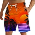 thumbnail image 2 of Cameland Short de Plage Décontracté Imprimé pour Hommes avec Cordon de Serrage et Poche, 2 of 4