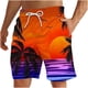 thumbnail image 2 of Puntoco Pantalones Cortos De Playa Para Hombre Con Bolsillo Con Cordón Y Estampado X13 Rojo Xl,Pantalones Cortos Hombre, 2 of 4