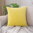 thumbnail image 4 of Injueey Funda de almohada de felpa corta, funda de cojín para sofá y silla, funda de cojín decorativa para el hogar Decoración del hogar amarillo Injueey HA7777-03B, 4 of 6