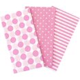 thumbnail image 2 of FFIY | Pin Stripe & Polka Dot Gift Wrap Tissue Paper | Size: 15 Inch X 20 Inch | Count: 30 Sheets | Color: Light Pink | DIY Craft, Art, Wrapping, Decorations Light Pink 10 Count (Pack of 3), 2 of 2
