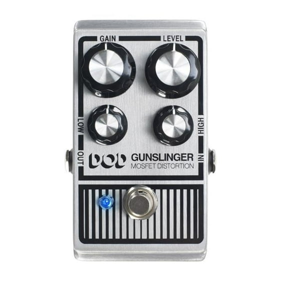 DOD Gunslinger Mosfet Distortion Guitar Effects Pedal