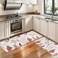thumbnail image 3 of Kitchen Rugs Sets Of 2,White Christmas Cookie Pattern Anti Fatigue Kitchen Mat Rugs Non Slip Washable,Decorative Kitchen Floor Mats for Kitchen,Sink,Laundry,17"X47", 3 of 5