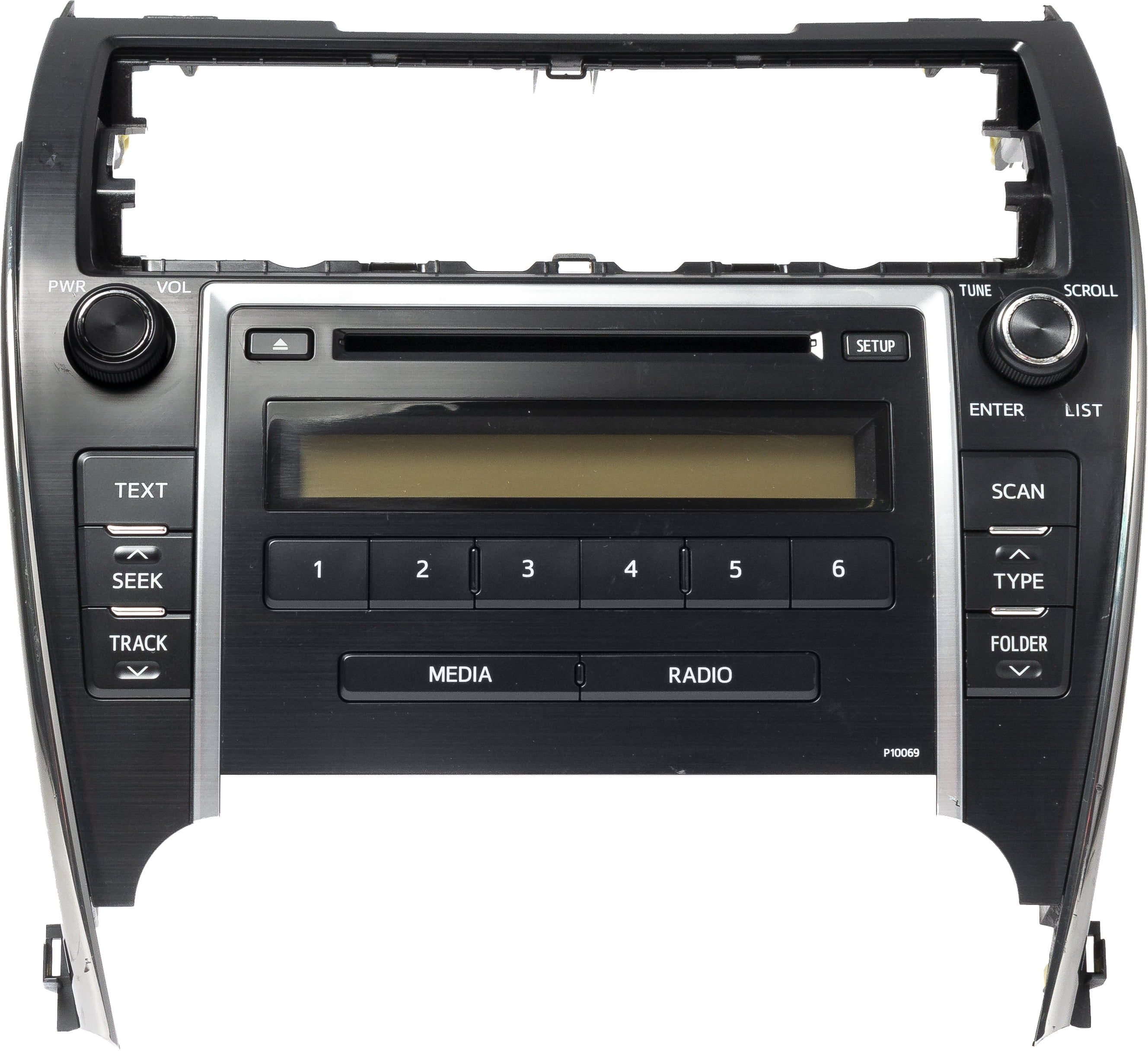 Restored 2012-2013 Toyota Camry AM FM Radio CD Player Part Number 86120-06340 Face P10069 (Refurbished)