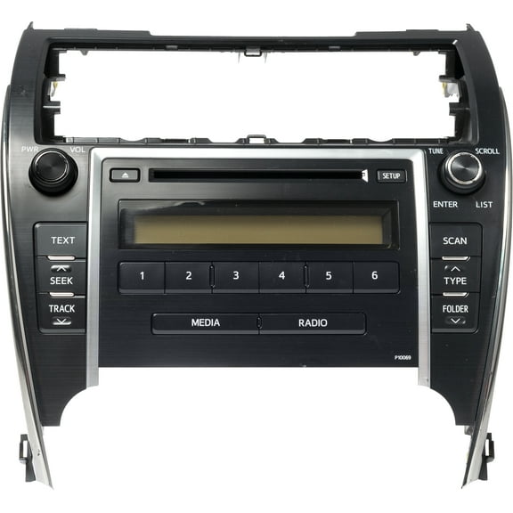 Restored 2012-2013 Toyota Camry AM FM Radio CD Player Part Number 86120-06340 Face P10069 (Refurbished)