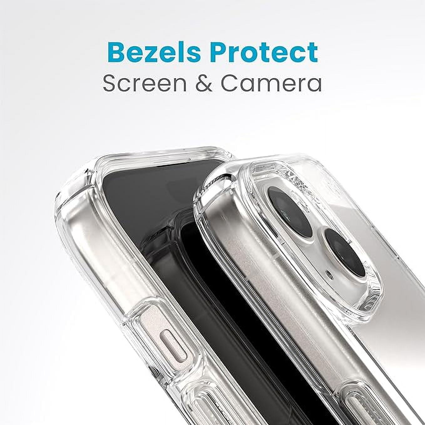 Speck Presidio Perfect-Clear Case for Apple iPhone 15 / 14 / 13 - Clear