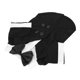 thumbnail image 5 of Traje para perro pequeño para mascotas, camisa con cuello de pajarita para mascotas, ropa elegante para bodas, fiestas y eventos, color negro M, 5 of 5