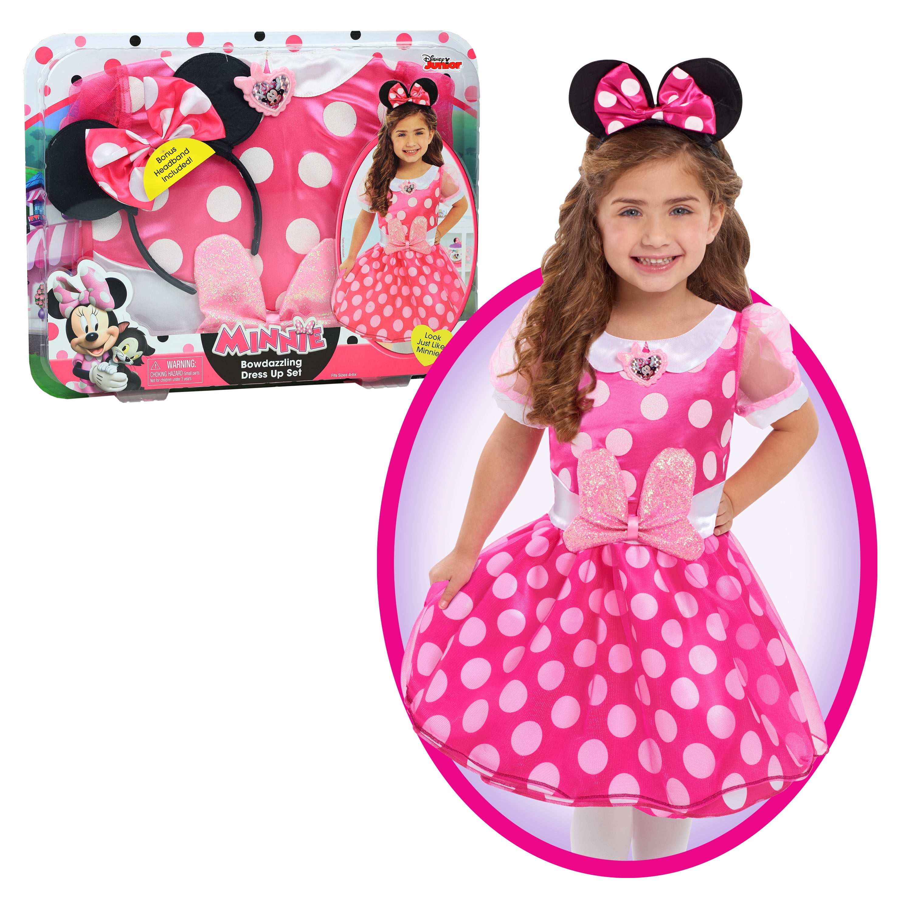 Dress Up Kit Perfect Gift to Kids ! Minnie Mouse 