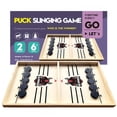 thumbnail image 1 of Fast Sling Puck Game Slingshot Games Toy Desktop Battle (Wooden Lubricious), 1 of 8