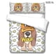 thumbnail image 2 of Juego de edredón Fundas de edredón con temática de perro Fundas de almohada Dormitorio Dibujos animados Imprimir Juegos de cama para Primavera Verano Otoño Invierno XL LYSHDW2109250006 3 piezas seitruly HA012372-12, 2 of 6