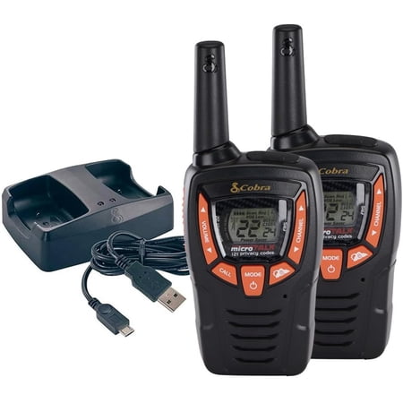 ACXT390 Walkie Talkies - Rechargeable Lightweight 22 Channels 25-Mile Range Two-Way Radios with VOX (2-Pack)