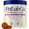 thumbnail image 1 of PetLab Co. Probióticos para perros, favorecen la salud intestinal, diarrea ocasional, salud digestiva y alergias estacionales - Sabor a cerdo - 30 comprimidos masticables - El envase puede variar, 1 of 6