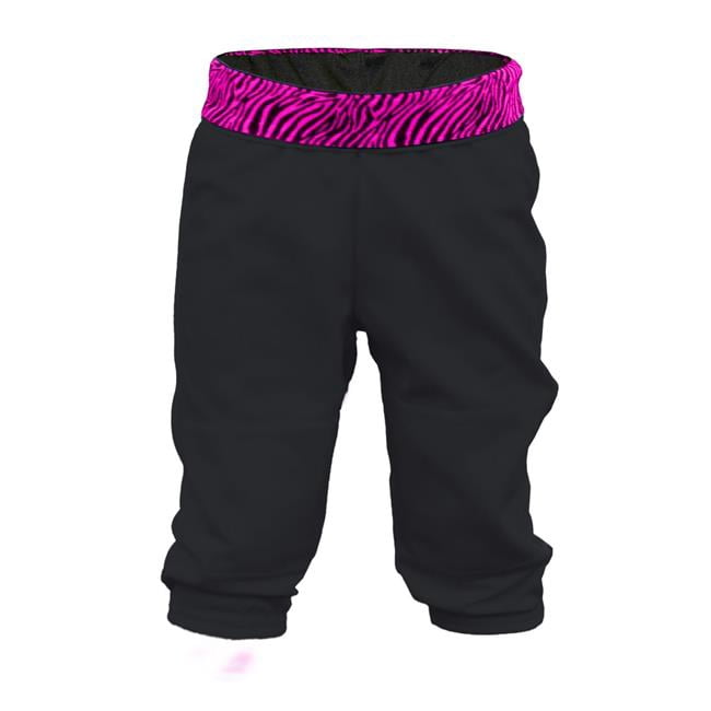 Soffe G414Z0BNXLG Girl Zebra Waistband 