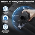 thumbnail image 6 of Portable Inflatable Car Air Mattress for Back Seat 55x35 Inch Thickened Travel Camping Sleeping Blow Up Bed with Pump Universal SUV, 6 of 8