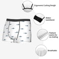 thumbnail image 3 of Balery Cute Shark Calzoncillos bóxer para hombre, ropa interior de algodón suave y transpirable con cinturilla de nailon-Large, 3 of 5