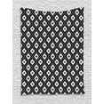 thumbnail image 1 of Aztec Tapestry, Native Ornamental with Classic Victorian Damask Baroque Effects Ethnic Pattern, Wall Hanging for Bedroom Living Room Dorm Decor, 60W X 80L Inches, Black and White, by Ambesonne, 1 of 2