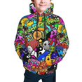 thumbnail image 5 of Geometry Dash Youth Hoodie Long Sleeve Pullover Casual Sweatshirt Hooded Boys Girls, 5 of 9