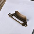 thumbnail image 2 of CHAO Portaetiquetas de Metal de 30 Uds., manija del chasis de etiquetas de aspecto Retro para gabinetes o cajones farmacéuticos de 55X19 Mm con tornillos, 2 of 5