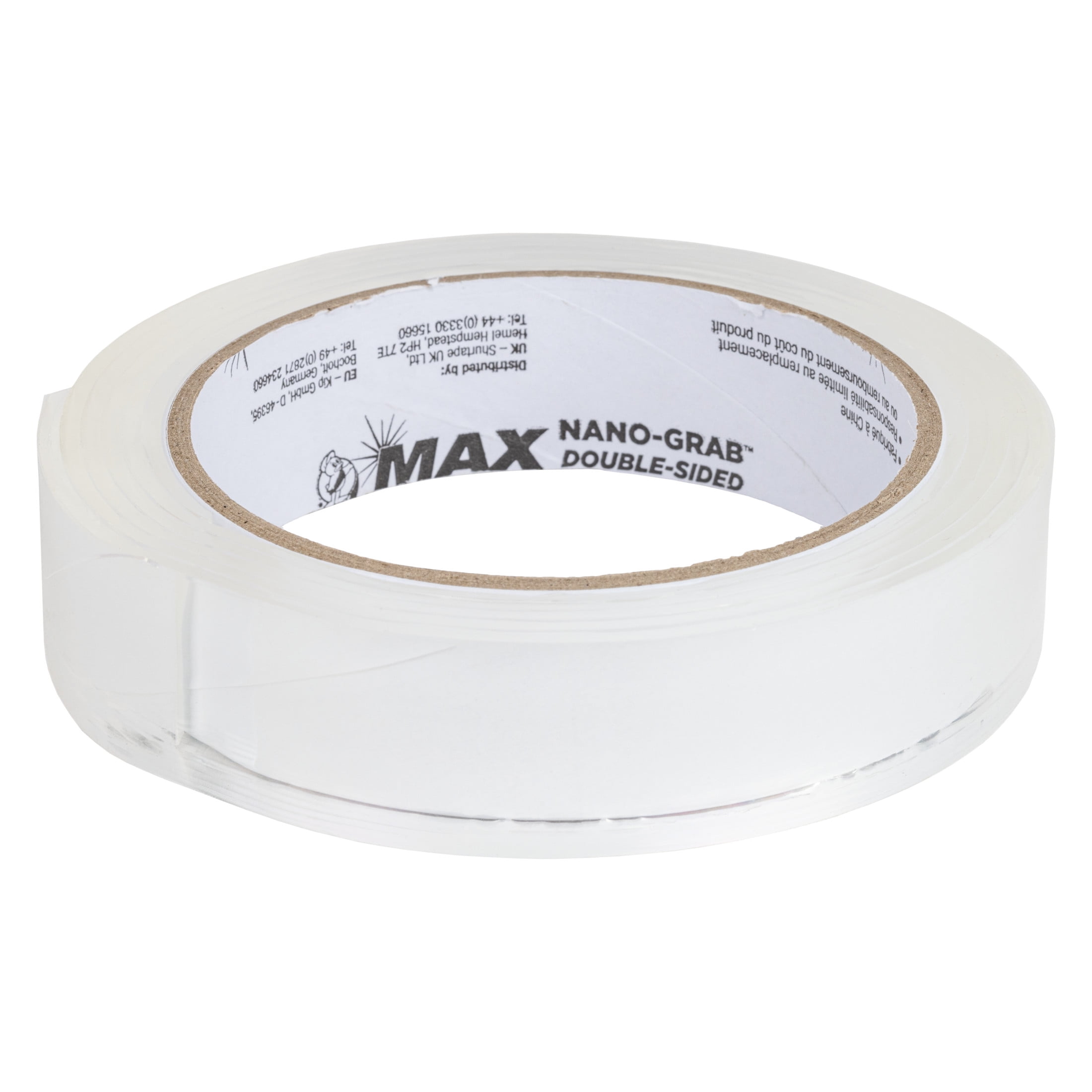 Duck Max .94 in. x 5 ft. Nano Grab Gel Mounting Tape, 1 Pack